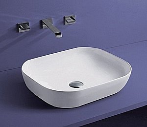 Раковина накладная Ceramalux N 50,5 78104 белая купить в интернет-магазине Sanbest