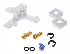 Смеситель для ванны Orange Lutz M04-100w купить в интернет-магазине сантехники Sanbest