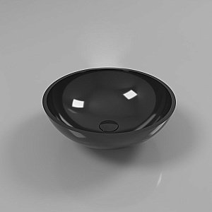 Раковина накладная WhiteCross Cornelian 43 0714.043043.101 черная купить в интернет-магазине Sanbest