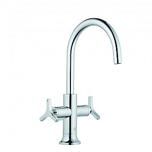 Смеситель для раковины Kludi Nova Fonte Deco 201180539 хром купить в интернет-магазине сантехники Sanbest