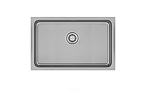 Кухонная мойка Paulmark VISTA 74 UNI PM307444-BS брашированная нержавеющая сталь купить в интернет-магазине сантехники Sanbest