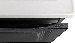 Тумба с раковиной Cezares Giubileo-N 80 GIUBILEO-N-80-1C-SO-TIT-P титан для ванной в интернет-магазине Sanbest