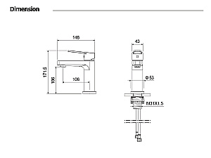 Набор смесителей Aquatek ЛУГАНО Set 3 в 1 (AQ1710CR+AQ1740CR+AQ2022CR) хром купить в интернет-магазине сантехники Sanbest