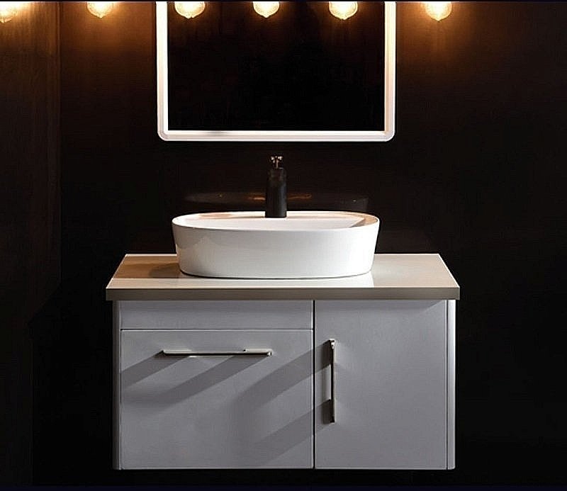 Раковина накладная Ceramalux N 61 D1346 белая купить в интернет-магазине Sanbest