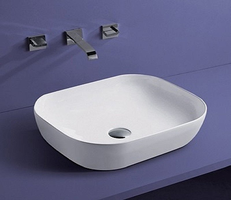 Раковина накладная Ceramalux N 50,5 78104 белая купить в интернет-магазине Sanbest