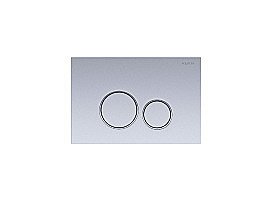 Кнопка для инсталляции Aquatek PNS-0000013 хром матовая, ободок хром для INSP-0000001 Pneumo S (клавиши круглые) купить в интернет-магазине сантехники Sanbest