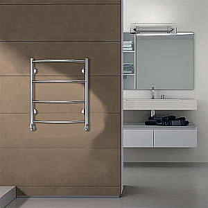 Полотенцесушитель водяной Azario VERONA П4 500х600 AZ04156 хром купить в интернет-магазине сантехники Sanbest