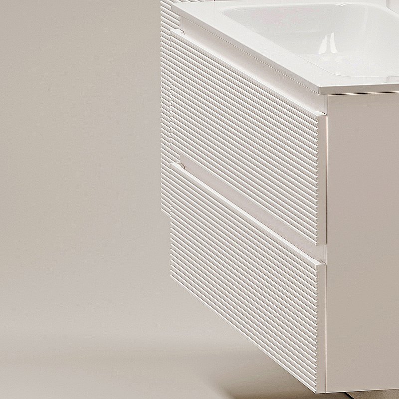 Тумба с раковиной Sancos Folk 60 FL60W Bianco для ванной в интернет-магазине Sanbest