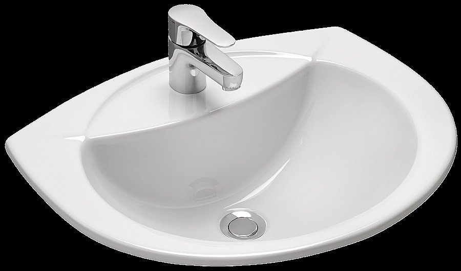 Раковина Jacob Delafon ODEON 56 E1061-00 белая купить в интернет-магазине Sanbest