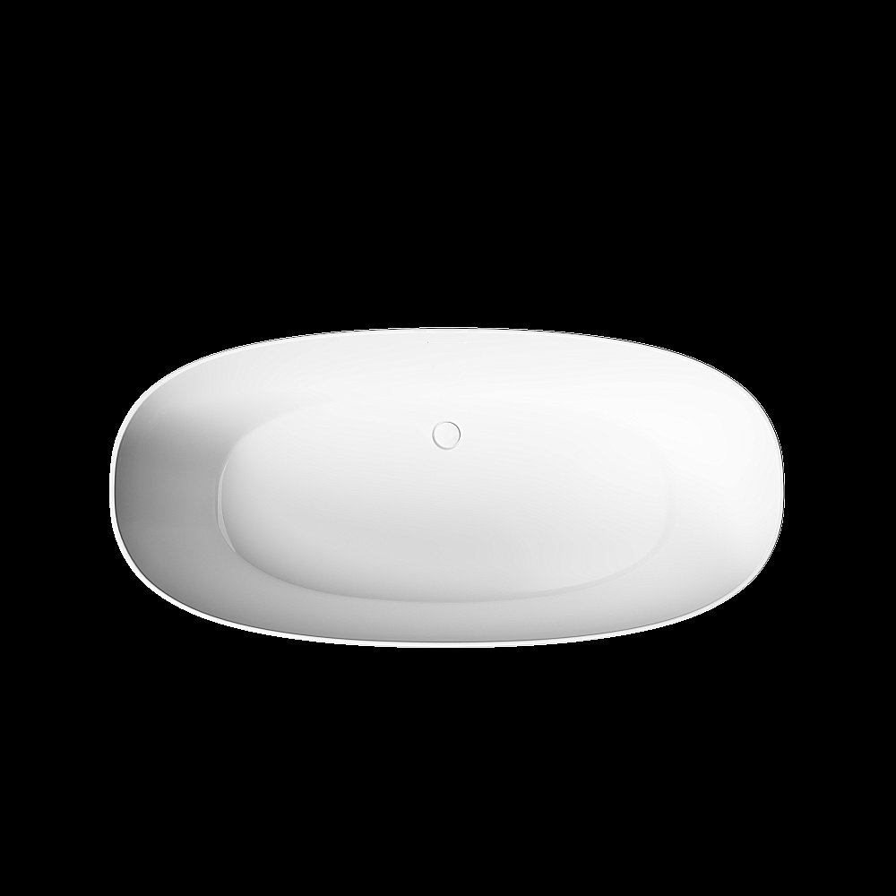 Ванна акриловая Sancos Oval FB21 170х80 белая купить в интернет-магазине Sanbest