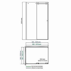 Душевой уголок WasserKRAFT Vils 56R19 100х100 стекло прозрачное/профиль серебро купить в интернет-магазине Sanbest
