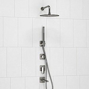 Душевая система WasserKRAFT Spree 1400 SET2841 никель купить в интернет-магазине сантехники Sanbest