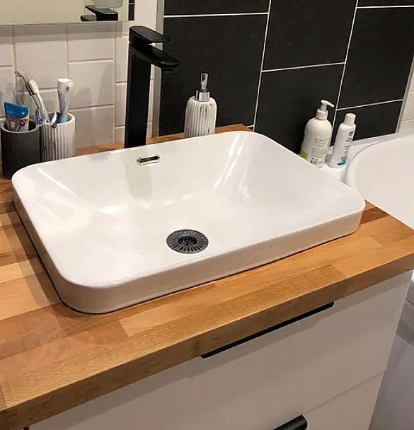 Раковина CeramaLux N 56 78441 белая купить в интернет-магазине Sanbest