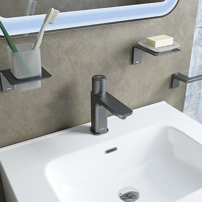 Смеситель для раковины Iddis Slide SLIGMBTi01 купить в интернет-магазине сантехники Sanbest