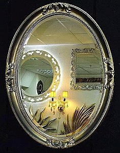 Зеркало Boheme Armadi Art NeoArt 65 511-P антик поталь в ванную от интернет-магазине сантехники Sanbest