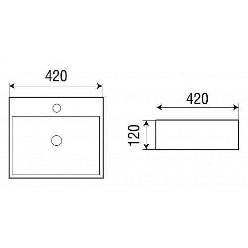 Раковина накладная WeltWasser WW ELBACH 2177 M846 42 мрамор купить в интернет-магазине Sanbest