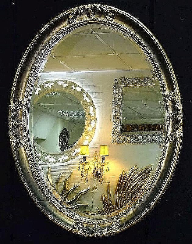 Зеркало Boheme Armadi Art NeoArt 65 511-P антик поталь в ванную от интернет-магазине сантехники Sanbest