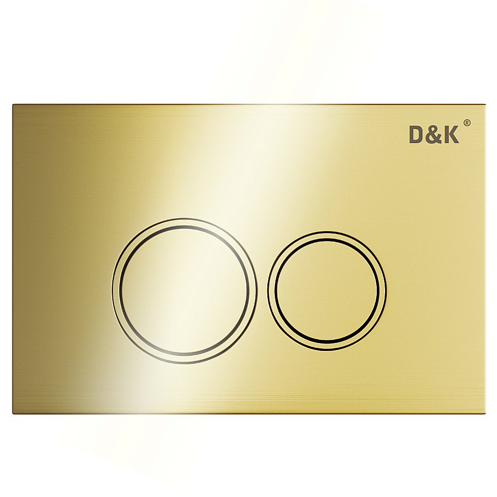 Кнопка для инсталляции D&K Bayern DB1529007.2 золото купить в интернет-магазине сантехники Sanbest