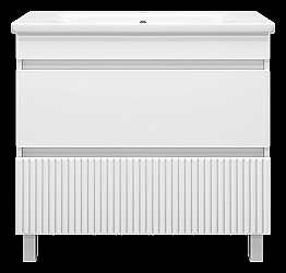 Тумба под раковину Misty Мира - 90 П-Мир-01090-012Я белая купить в интернет-магазине сантехники Sanbest