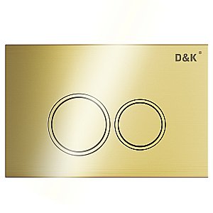 Кнопка для инсталляции D&K Bayern DB1529007.2 золото купить в интернет-магазине сантехники Sanbest