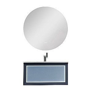 Тумба с раковиной Orans BC-9013 80 Matt Deep Ocean для ванной в интернет-магазине Sanbest