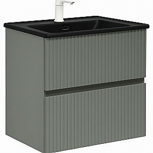 Тумба с раковиной Aquanet Джейн 313316/329253 60 мисти грин для ванной в интернет-магазине Sanbest