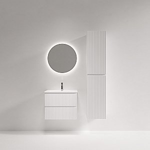 Тумба с раковиной Sancos Snob R SNR60/39W/CN7025 Bianco для ванной в интернет-магазине Sanbest