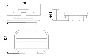 Мыльница Timo Selene 10025/00 купить в интернет-магазине сантехники Sanbest