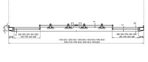 Душевая дверь Ravak Blix BLDP4-120 профиль сатин/стекло тонированное купить в интернет-магазине Sanbest