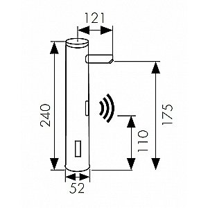 Смеситель для раковины Kaiser Sensor 38521 купить в интернет-магазине сантехники Sanbest