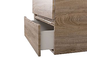 Тумба с раковиной Art&Max AM-Techno-900-2C-SO-LW623/641617 Дуб мелфорд натуральный для ванной в интернет-магазине Sanbest