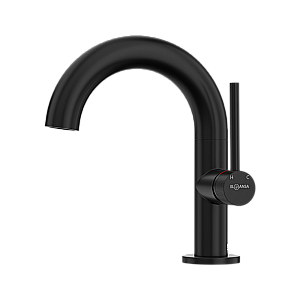 Смеситель для раковины Elghansa RADIANT XQ 1637181-Black черный матовый купить в интернет-магазине сантехники Sanbest