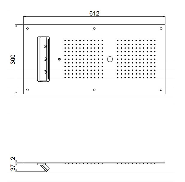 Верхний душ Carimali MyDream 23073XN/S-CRX купить в интернет-магазине сантехники Sanbest