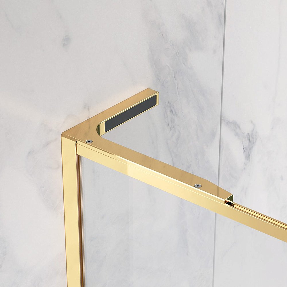 Душевое ограждение Radaway Modo F SL Gold II 120 стекло прозрачное/профиль золото купить в интернет-магазине Sanbest