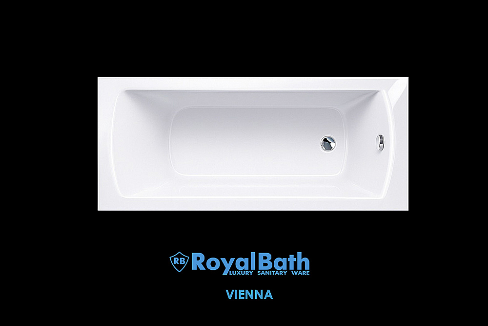 Акриловая ванна Royal Bath VIENNA RB953502 155x70 белый купить в интернет-магазине Sanbest