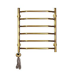 Полотенцесушитель электрический Domoterm Лаура П6 500x600 АБР EL бронза левый купить в интернет-магазине сантехники Sanbest