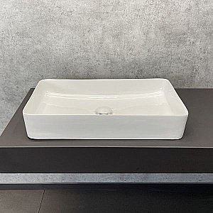 Тумба с раковиной Comforty Милан 90 (T-Y9378) белый глянец для ванной в интернет-магазине Sanbest