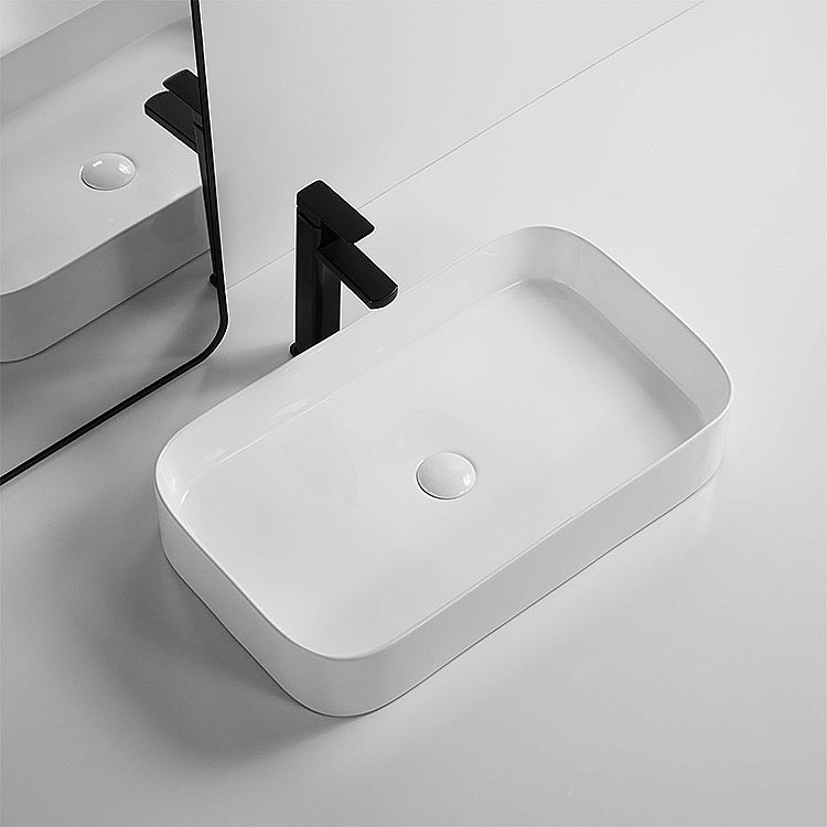 Раковина Oliveeka Bowl 56 9690A белая купить в интернет-магазине Sanbest