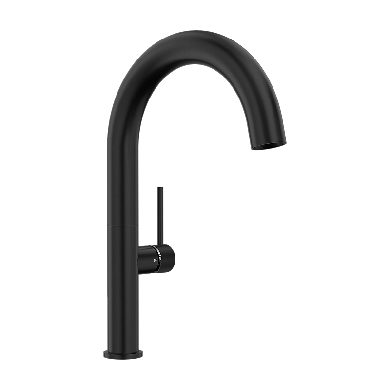 Смеситель для кухни Elghansa RADIANT XQ 5647181-Black черный матовый купить в интернет-магазине сантехники Sanbest