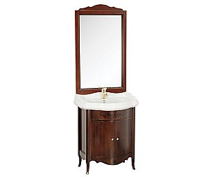 Тумба с раковиной Migliore Bella 73 Noce Firence для ванной в интернет-магазине Sanbest