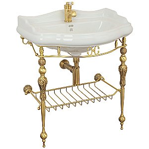 Консоль с раковиной Migliore Bella ML.BLL-24.273.DO золото для ванной в интернет-магазине сантехники Sanbest