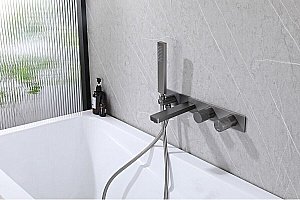 Смеситель для ванны ABBER Rund AF8730NG никель купить в интернет-магазине сантехники Sanbest