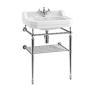 Консоль с раковиной Burlington Edwardian B5 1TH с полкой для ванной в интернет-магазине сантехники Sanbest