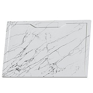 Душевой поддон RGW STE-128MW 52342812-15 80x120 белый мрамор купить в интернет-магазине Sanbest