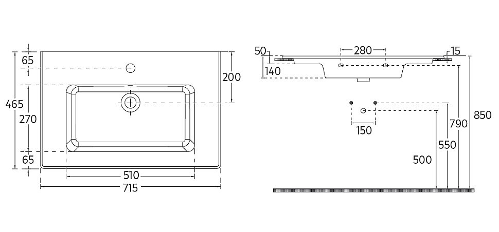 Раковина ISVEA Sistema T 71 10SL50071SV белая купить в интернет-магазине Sanbest