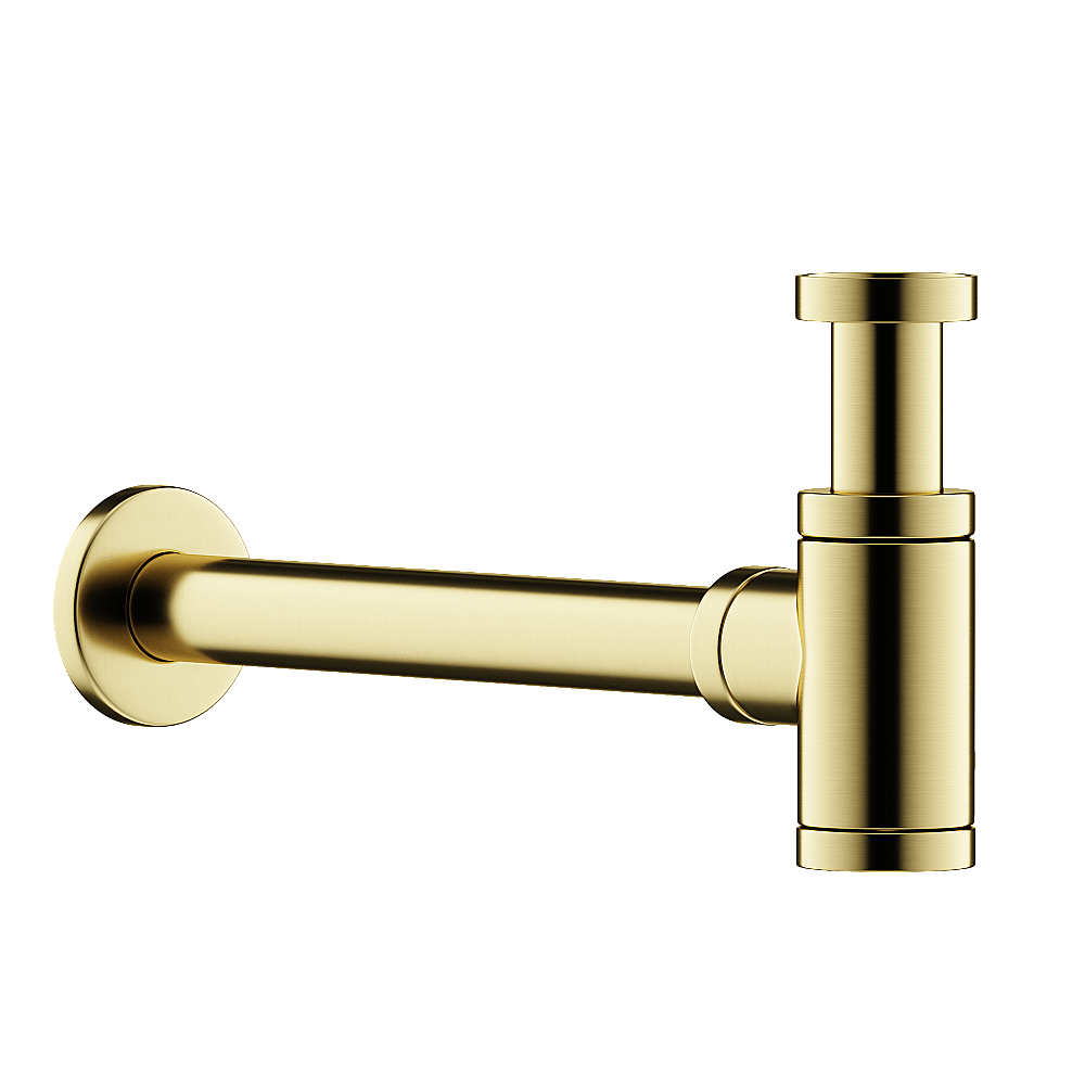 Сифон для раковины Ceramica Nova 70001BG брашированное золото купить в интернет-магазине сантехники Sanbest