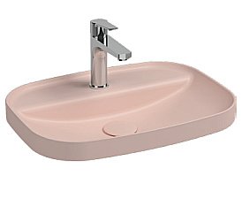 Раковина ISVEA Infinity 55 10NF50055SV-2S лососевый матовый купить в интернет-магазине Sanbest