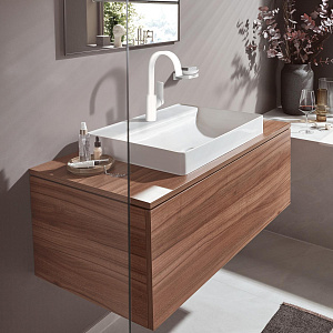 Смеситель для раковины Hansgrohe Vivenis 75032700 белый матовый купить в интернет-магазине сантехники Sanbest