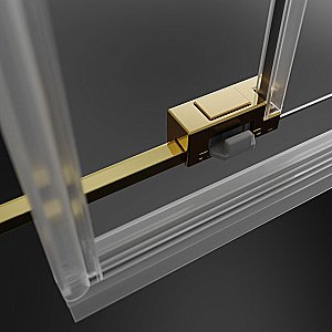 Душевой уголок Radaway Idea Gold KDJ 130х100 L стекло прозрачное/профиль золото купить в интернет-магазине Sanbest