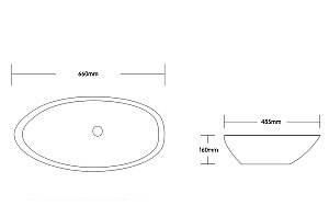 Раковина накладная CeruttiSpa 66 CR1005 белая купить в интернет-магазине Sanbest